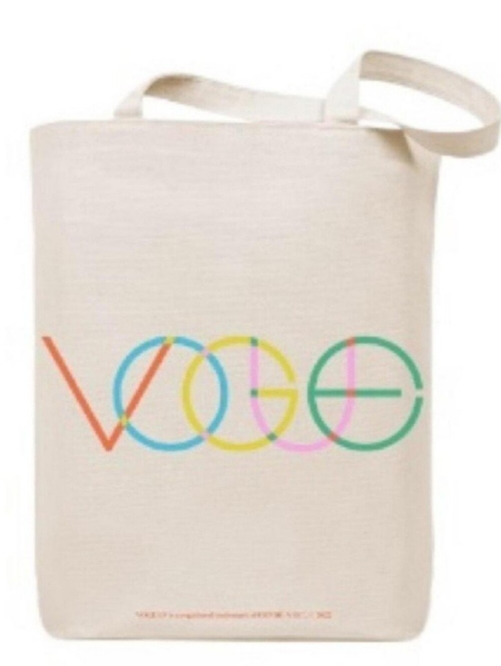 Vogue Canvas Shopping Tote